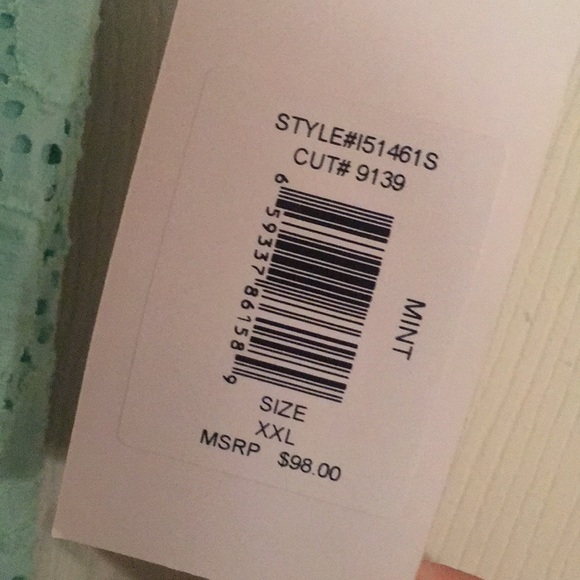 Isaac Mizrahi Scoop Neck Mint Dress - Picture 3 of 5